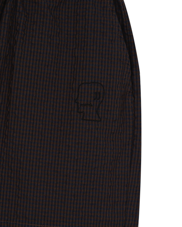 GINGHAM SHORTS  - BLACK 3