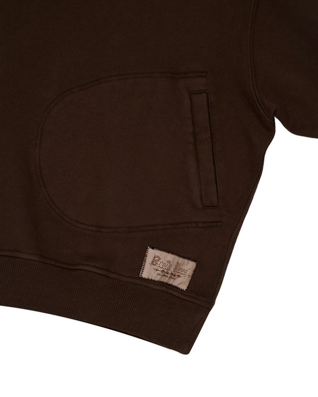 HALF ZIP COLLARED SWEATSHIRT - BROWN 6