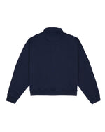 HALF ZIP COLLARED SWEATSHIRT - MIDNIGHT 5