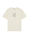 HEAVYWEIGHT 3D EMBROIDERY LOGOHEAD T-SHIRT - NATURAL