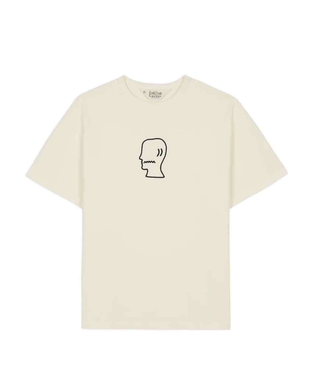 HEAVYWEIGHT 3D EMBROIDERY LOGOHEAD T-SHIRT - NATURAL