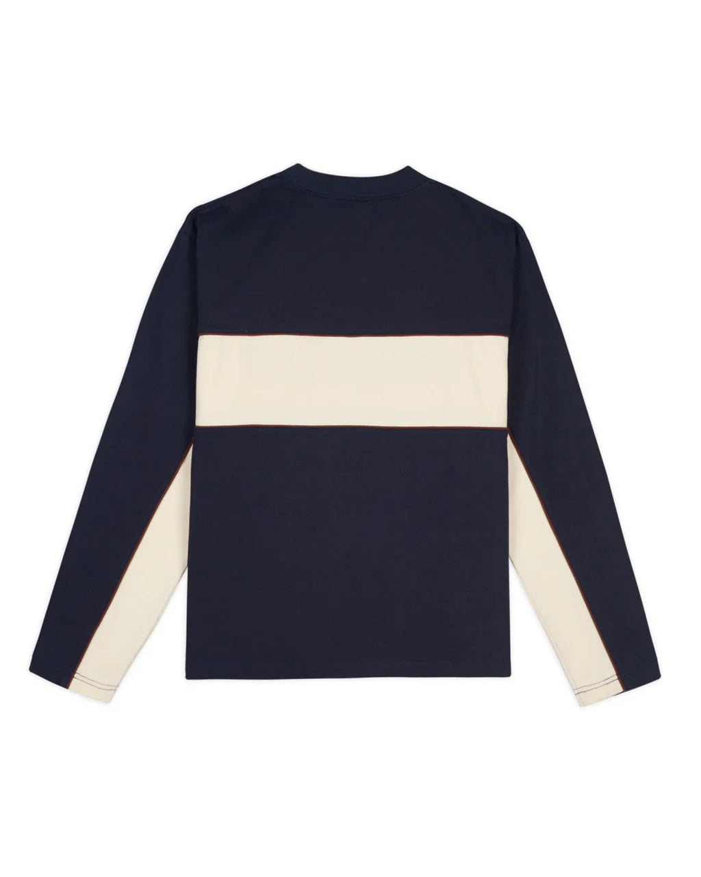 HEAVYWEIGHT PANELED LONG SLEEVE SHIRT - NAVY 8