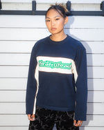 HEAVYWEIGHT PANELED LONG SLEEVE SHIRT - NAVY 3