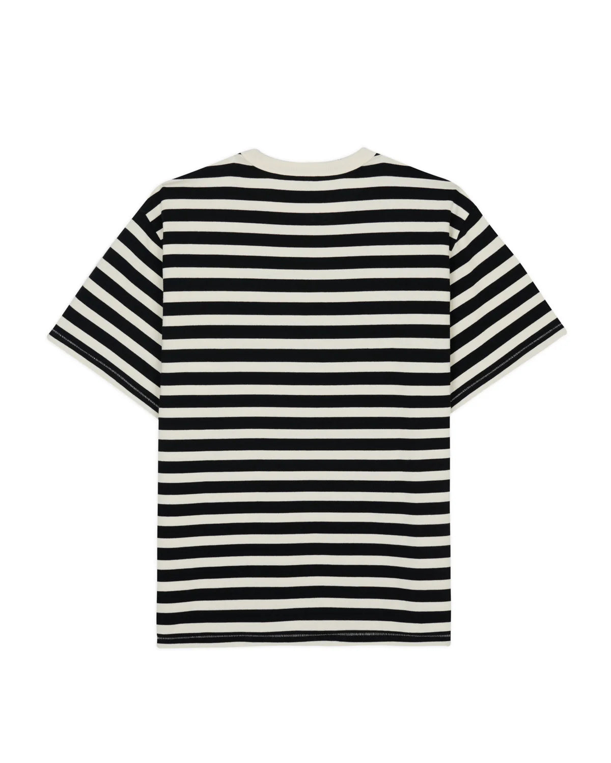 HEAVYWEIGHT STRIPE T-SHIRT - BLACK 5
