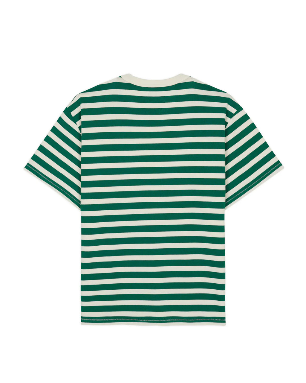 HEAVYWEIGHT STRIPE T-SHIRT - GREEN 7