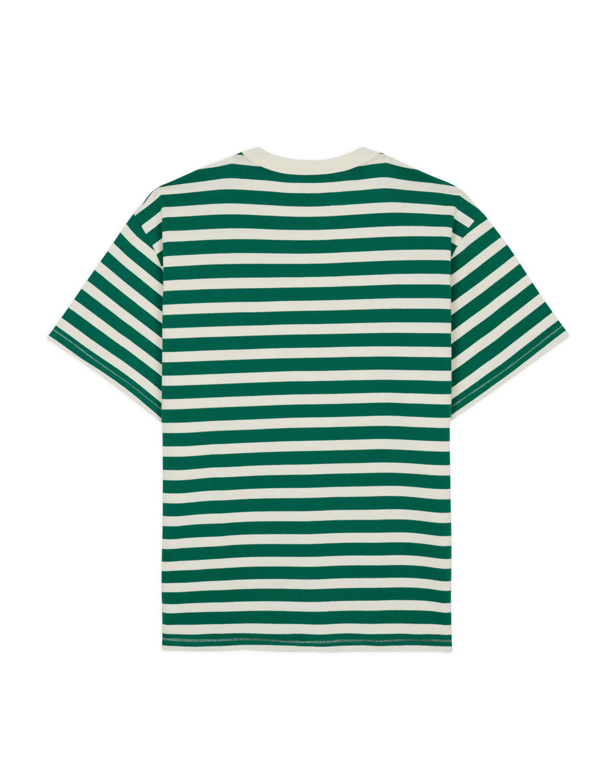 HEAVYWEIGHT STRIPE T-SHIRT - GREEN 7