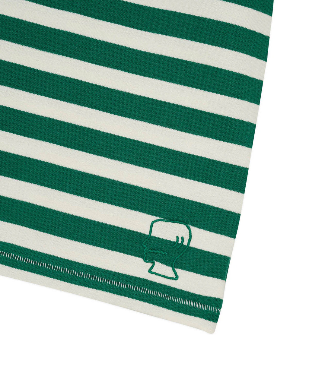 HEAVYWEIGHT STRIPE T-SHIRT - GREEN 8