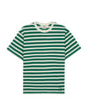 HEAVYWEIGHT STRIPE T-SHIRT - GREEN