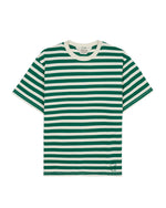 HEAVYWEIGHT STRIPE T-SHIRT - GREEN 1