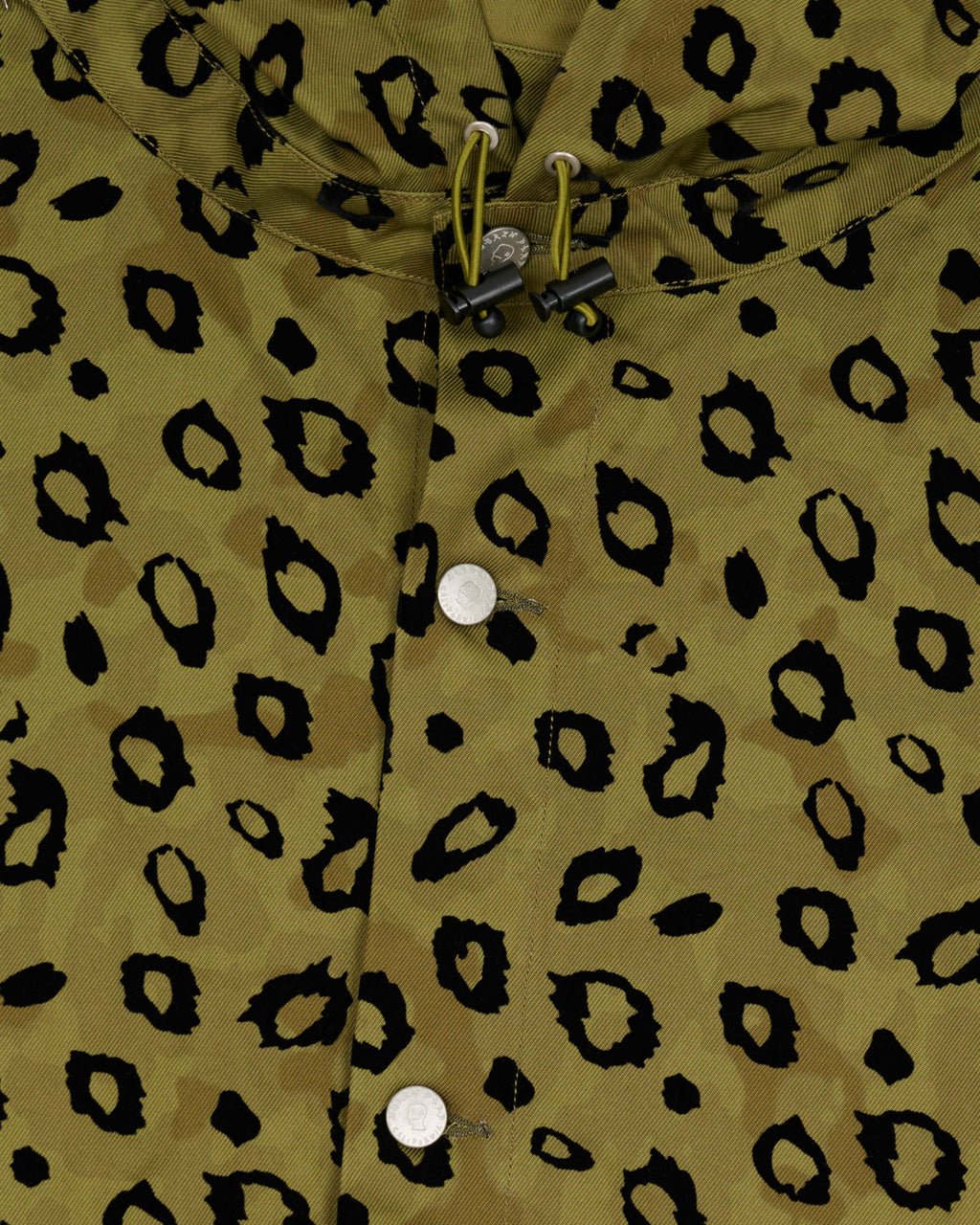 HOODED CHORE COAT - FLOCKED LEOPARD CAMO 2