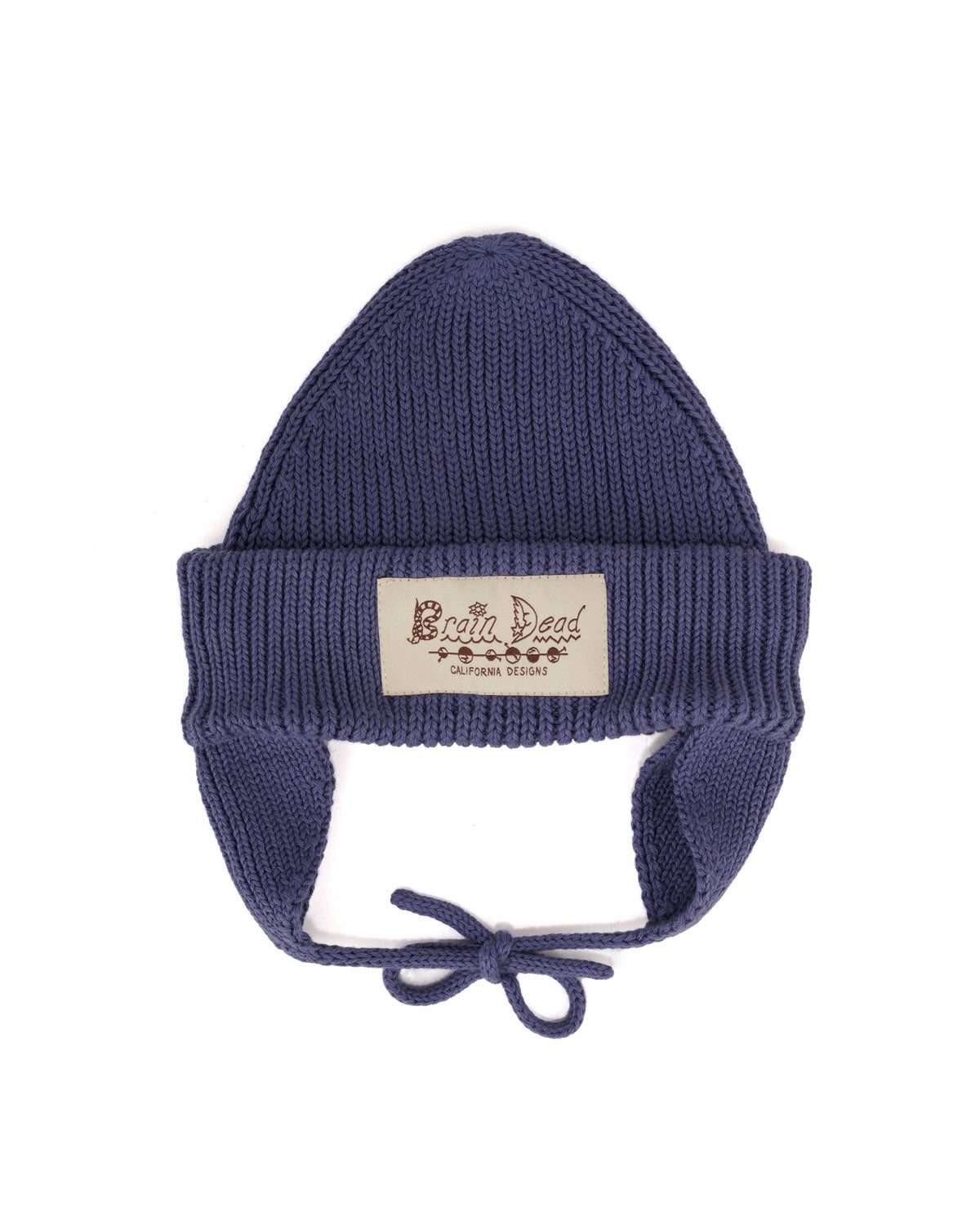 BRAIN DEAD アルパカウール ビーニー BRAINDEAD / ALPACA KNIT POLKA DOT EAR FLAP BEANIE - IMA:ZINE
