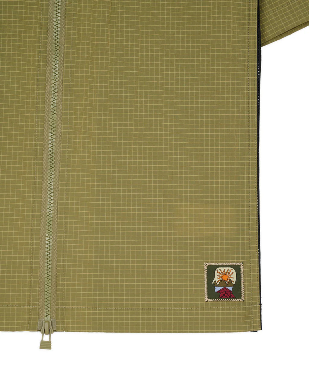 BRAIN DEAD EQUIPMENT HITTING SHIRT - DUSKY GREEN 5