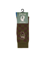 LOGOHEAD DRESS SOCKS  - CHECKERED 3