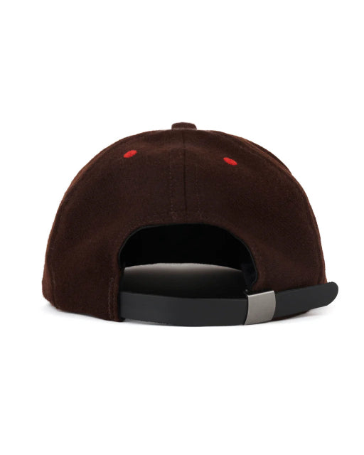 FLANNEL CLASSIC LOGOHEAD 6 PANEL HAT - BROWN 2