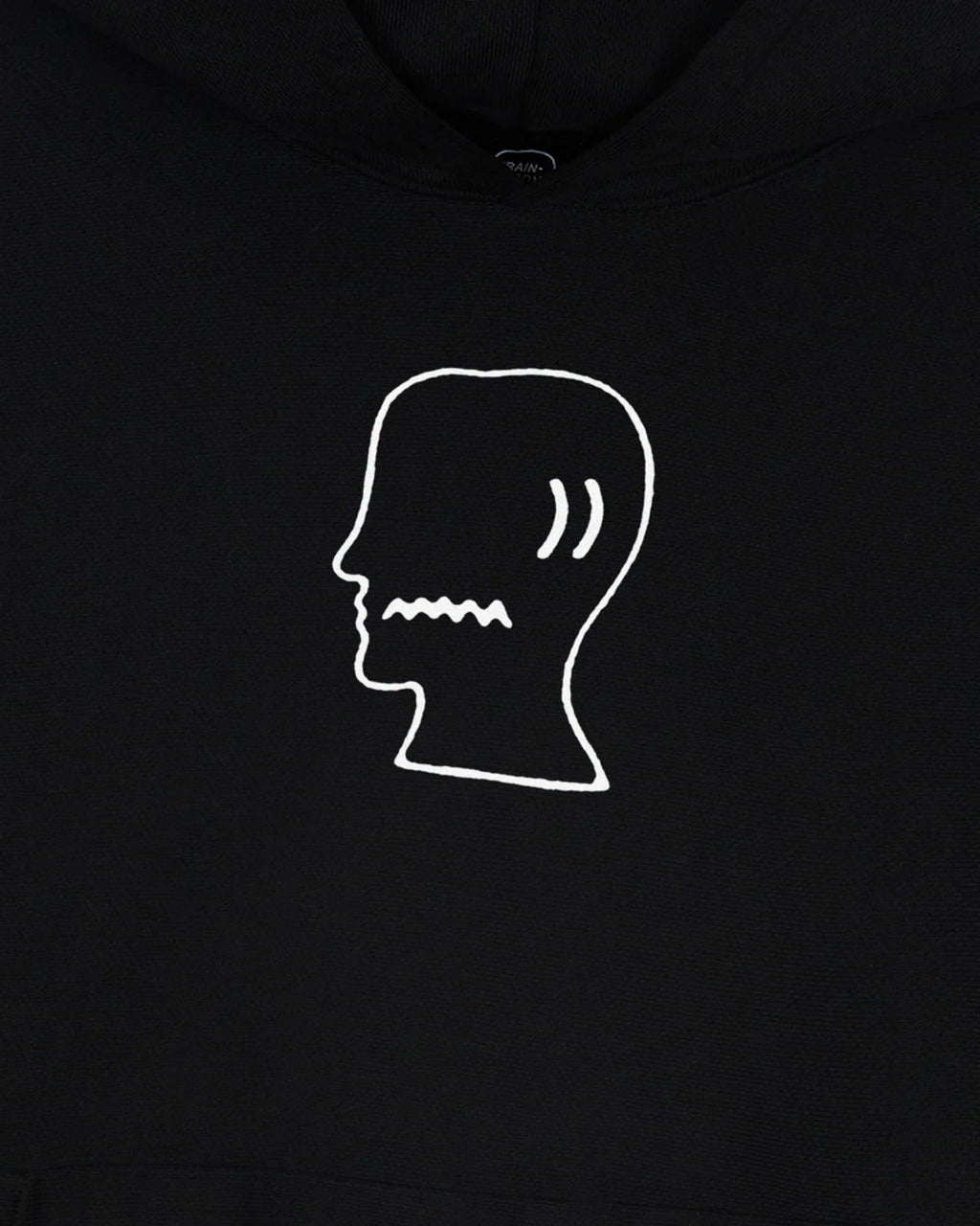 BRAIN DEAD LOGOHEAD HOODIE - BLACK 3