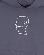 BRAIN DEAD LOGOHEAD HOODIE - SLATE 4
