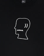 BRAIN DEAD LOGO HEAD T-SHIRT - BLACK 3