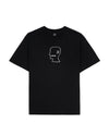 BRAIN DEAD LOGO HEAD T-SHIRT - BLACK