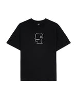 BRAIN DEAD LOGO HEAD T-SHIRT - BLACK 1