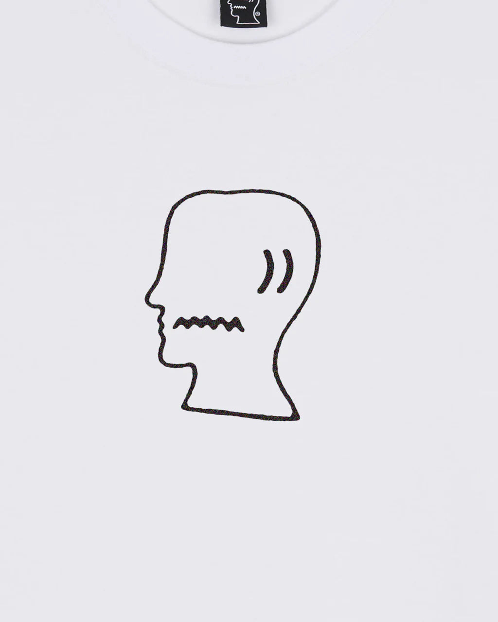 BRAIN DEAD LOGO HEAD T-SHIRT - WHITE 3