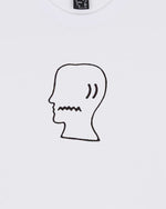 BRAIN DEAD LOGO HEAD T-SHIRT - WHITE 3