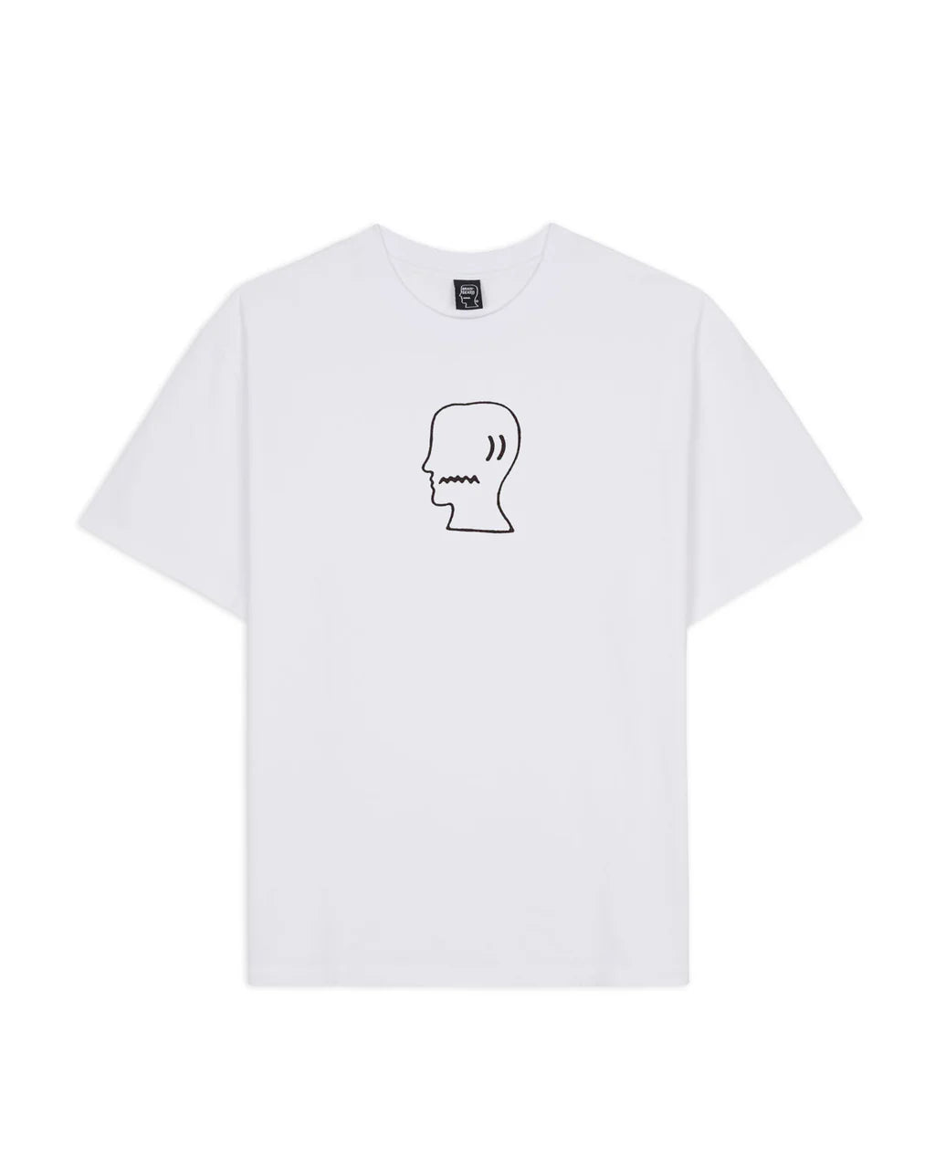 BRAIN DEAD LOGO HEAD T-SHIRT - WHITE 1