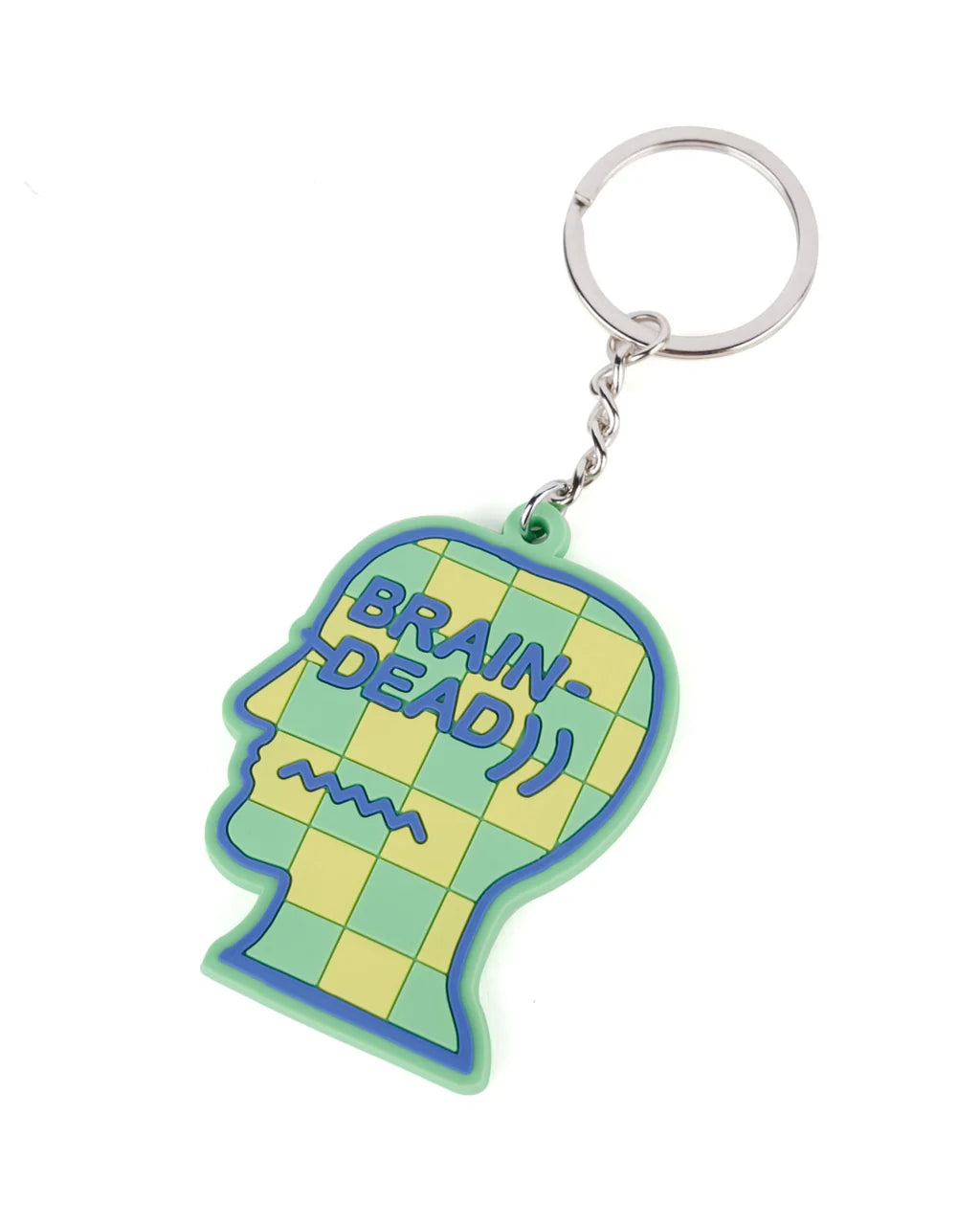 Logohead Keychain Checkered - Green 3