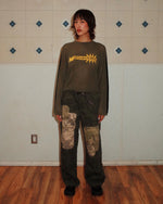 LONG SLEEVE MESH SWEATER - GREEN 5