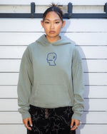 MENDOZA CROPPED HOODIE - CEMENT 7