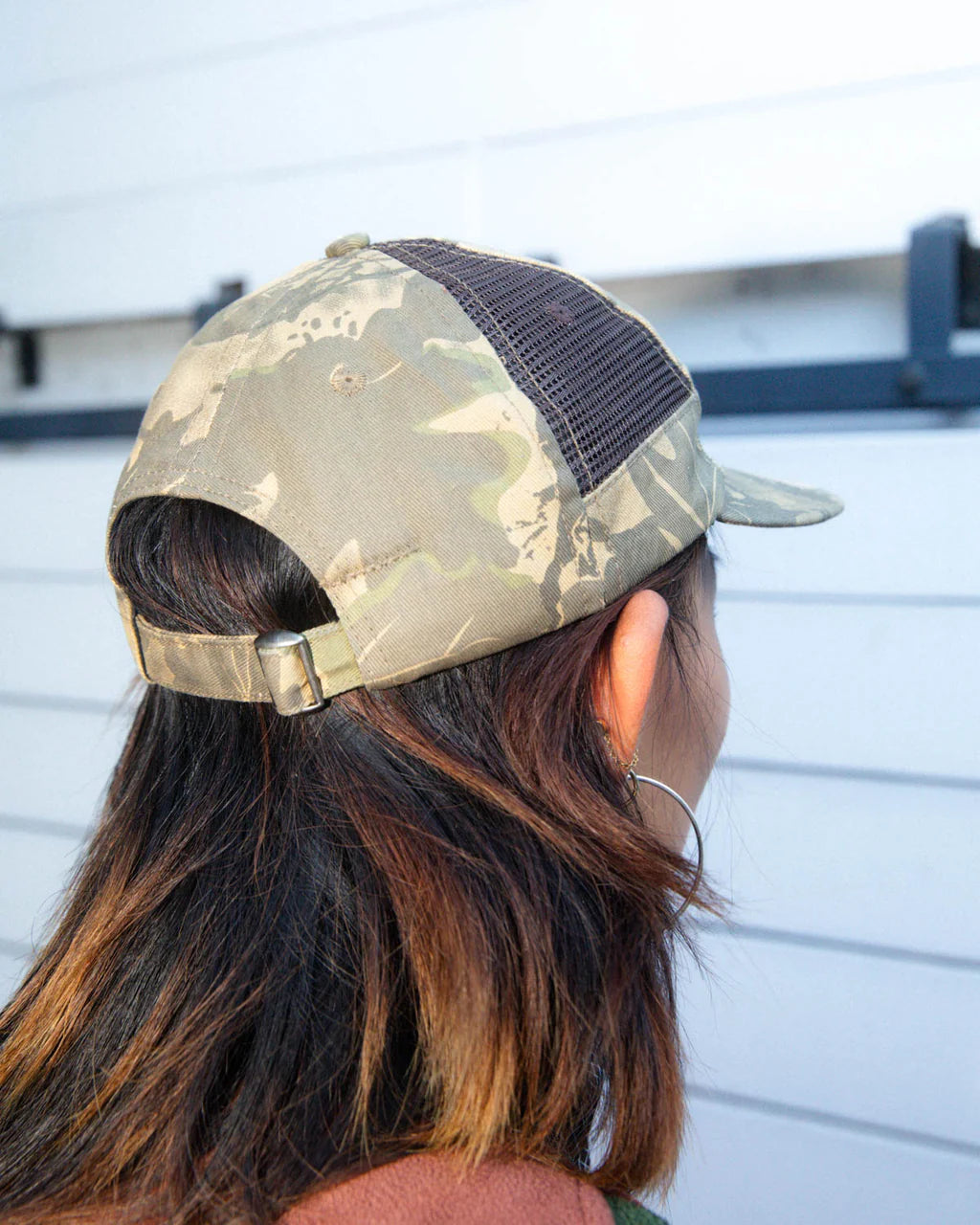 MESH PANEL LOGOHEAD HAT - LEAF CAMO 5