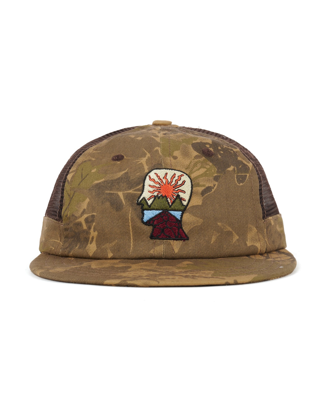 MESH PANEL LOGOHEAD HAT - LEAF CAMO