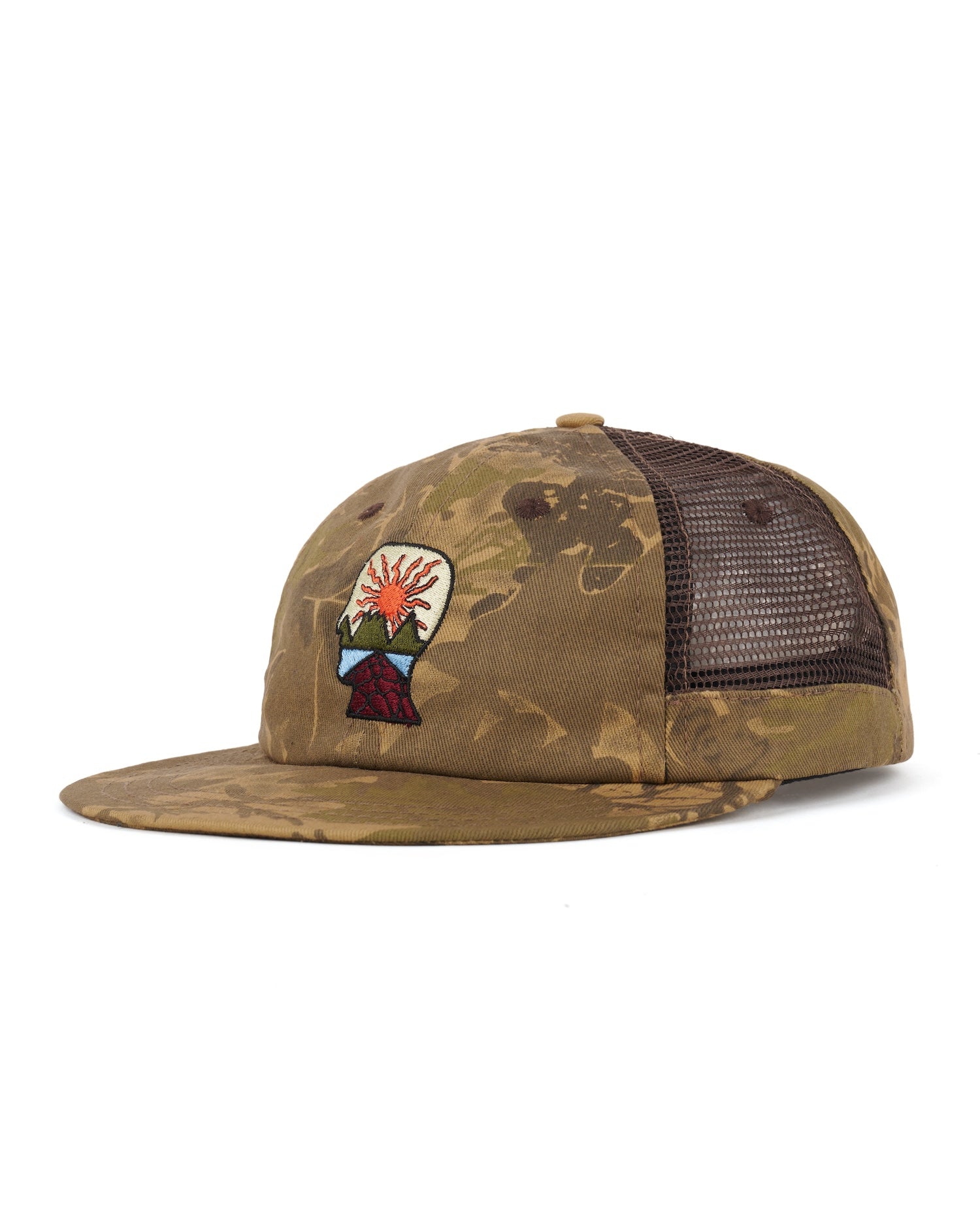 MESH PANEL LOGOHEAD HAT - LEAF CAMO 6
