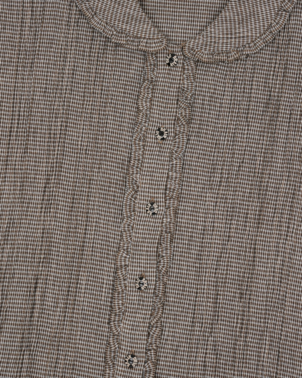 MICRO GINGHAM MERCADO TOP - COCOA 2