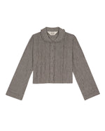 MICRO GINGHAM MERCADO TOP - COCOA 1