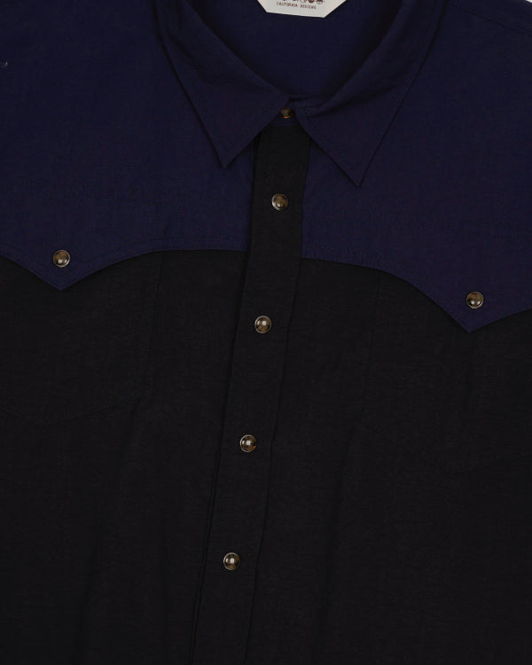 NYLON WESTERN SHIRT - BLACK 3