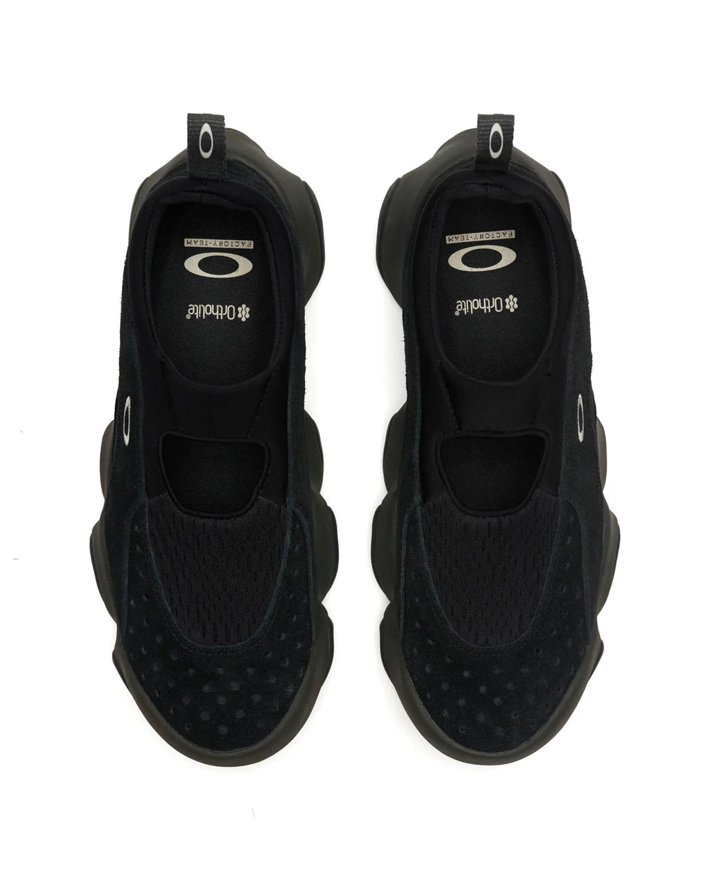 OAKLEY FACTORY TEAM SUEDE FLESH SANDAL - BLACK 4