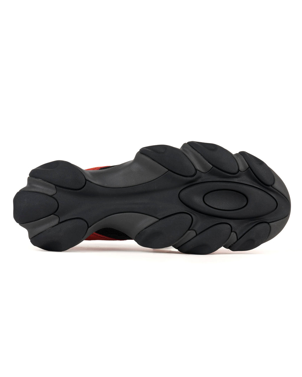 OAKLEY FACTORY TEAM SUEDE FLESH SANDAL - LAVA / BLACK 5