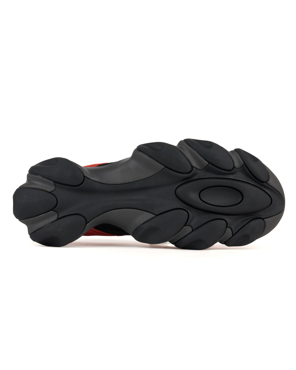 OAKLEY FACTORY TEAM SUEDE FLESH SANDAL - LAVA / BLACK 5