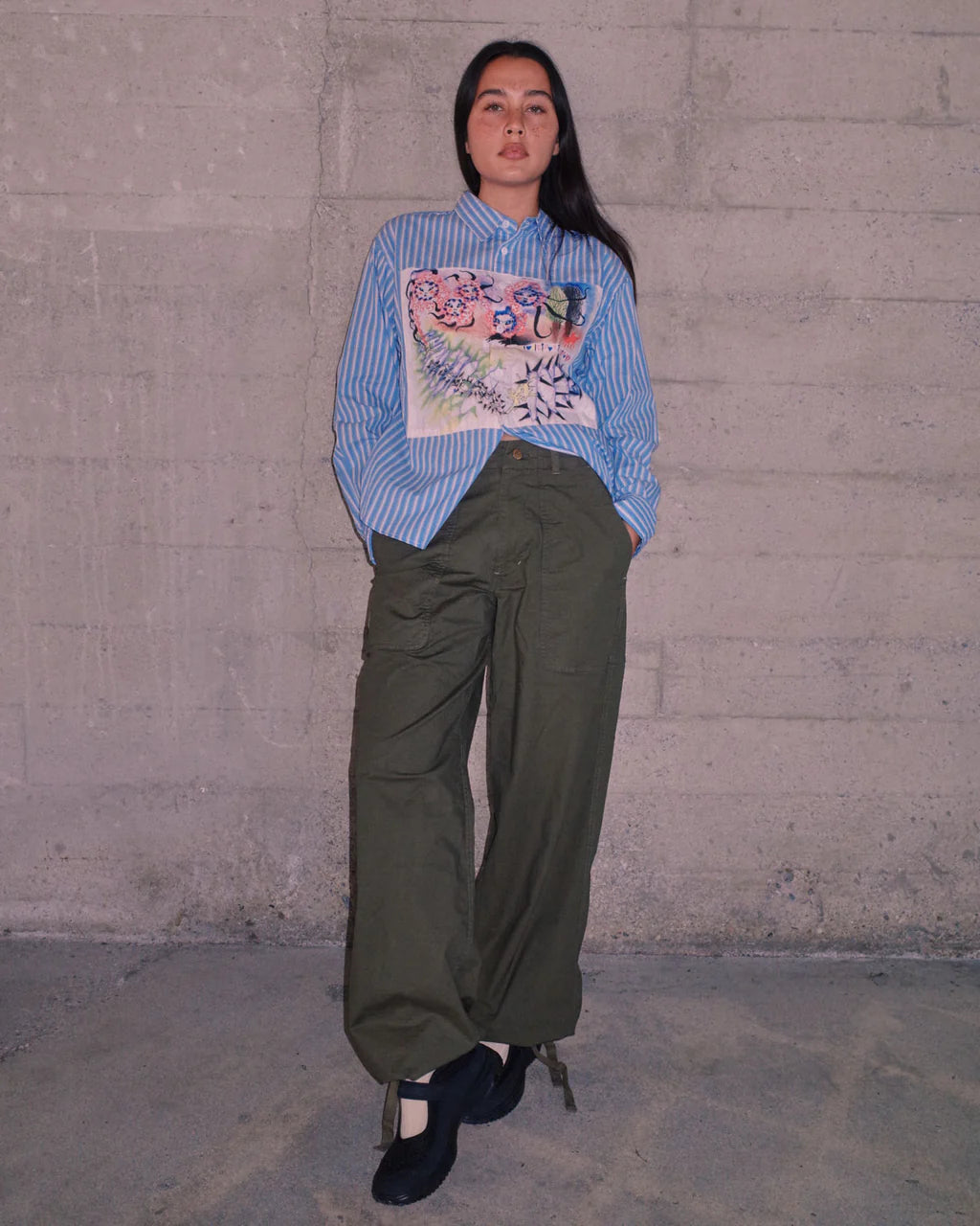 BRAIN DEAD EQUIPMENT FATIGUE PANT - OLIVE 3