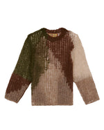 ORGANIC THREADBARE SWEATER - OLIVE 1