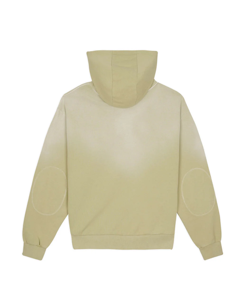 PADDED ELBOW ZIP-UP HOODIE - SAND 6