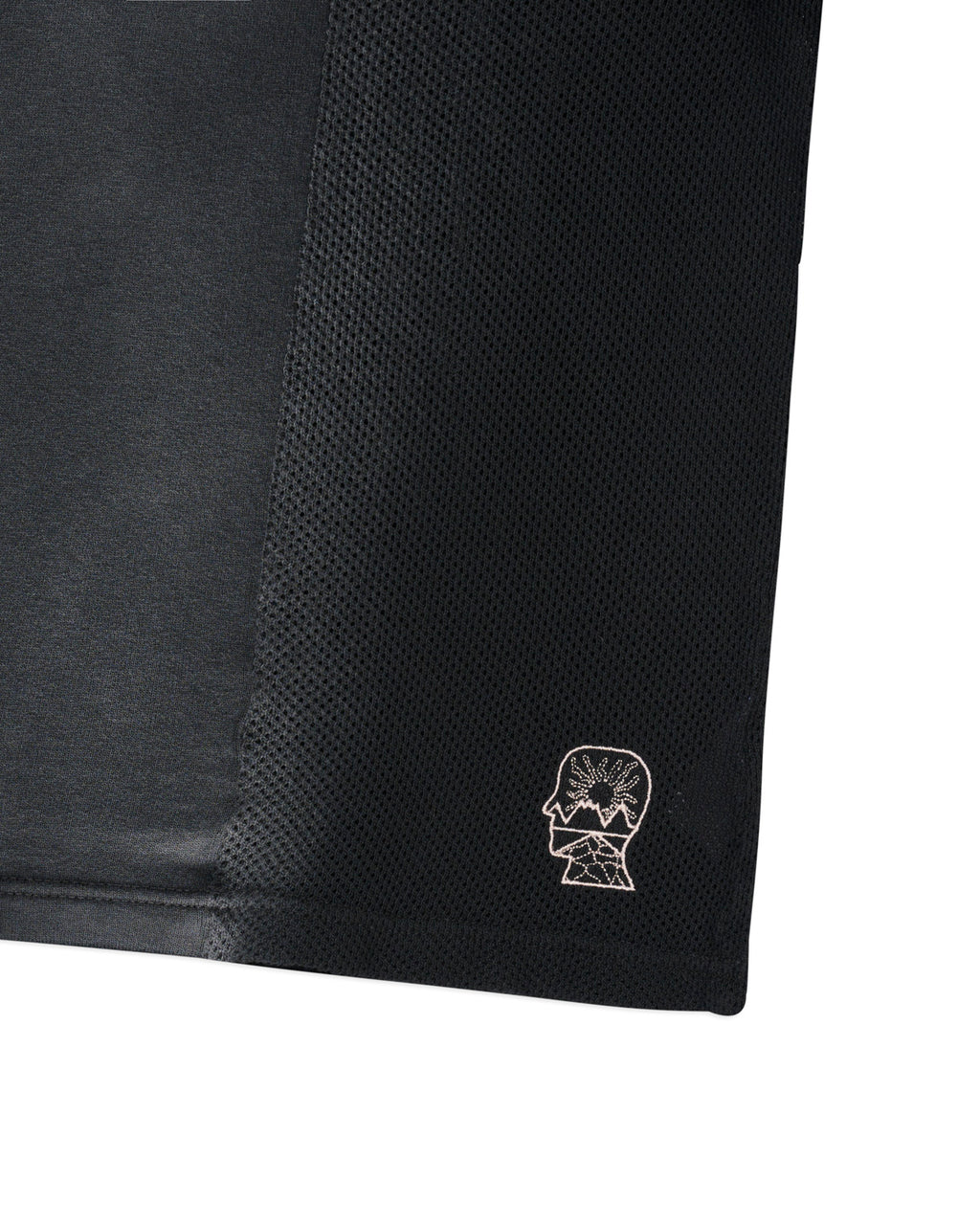 PANELED PIGMENT FOOTBALL SHIRT - BLACK 2