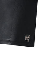 PANELED PIGMENT FOOTBALL SHIRT - BLACK 2