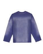 PANELED PIGMENT FOOTBALL SHIRT - NAVY 3