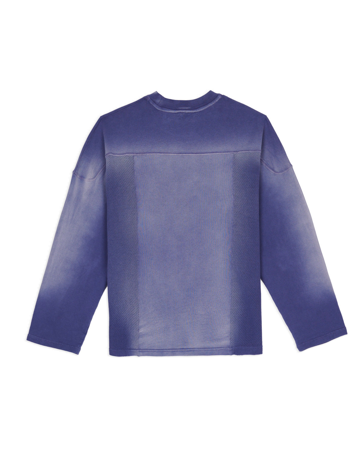 PANELED PIGMENT FOOTBALL SHIRT - NAVY 3
