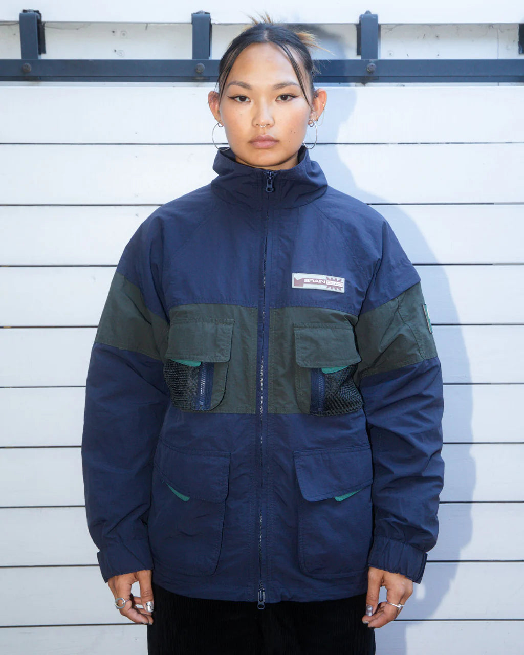 PANELED SNOW JACKET - NAVY 8