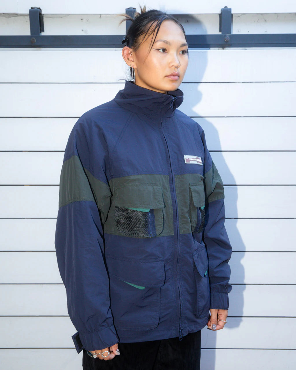 PANELED SNOW JACKET - NAVY 6