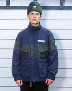 PANELED SNOW JACKET - NAVY 2
