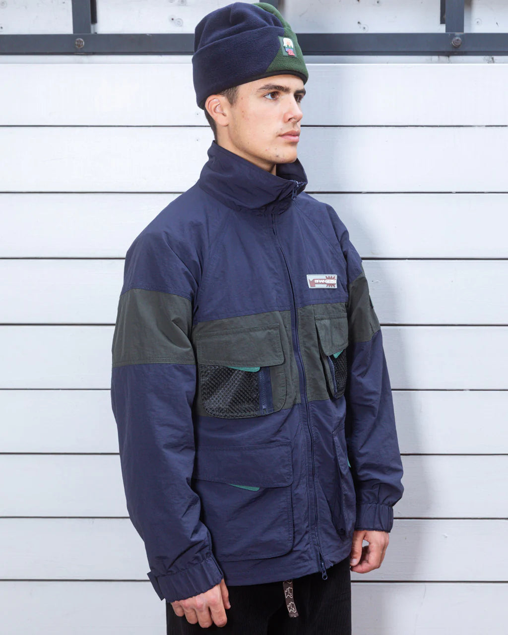 PANELED SNOW JACKET - NAVY 3