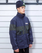 PANELED SNOW JACKET - NAVY 3